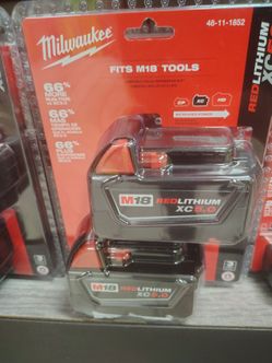 Milwaukee M18 RedLithium XC5.0 Battery 2-Pack