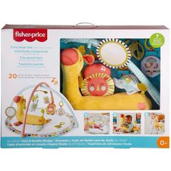 Fisher-Price Go Wild Gym & Giraffe Wedge Baby Activity Mat