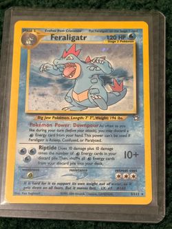 Pokémon TCG: Feraligatr Neo Genesis Holo