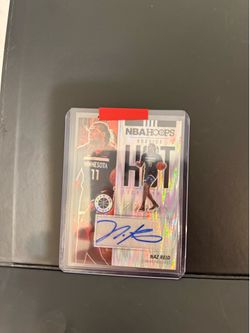 2019-20 Hoops Premium Stock Hot Signatures Flash Prizm Naz Reid HS-NAZ