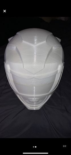 Yellow Power Rangers 3D Printed Helmet