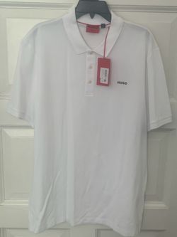 Polo Hugo boss blanca 2xl