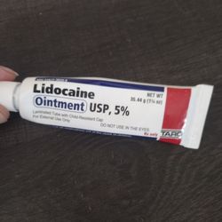 SEVERAL TUBES OF LIDOCAINE 5% OINTMENT $20++ RETAIL VALUE EACH