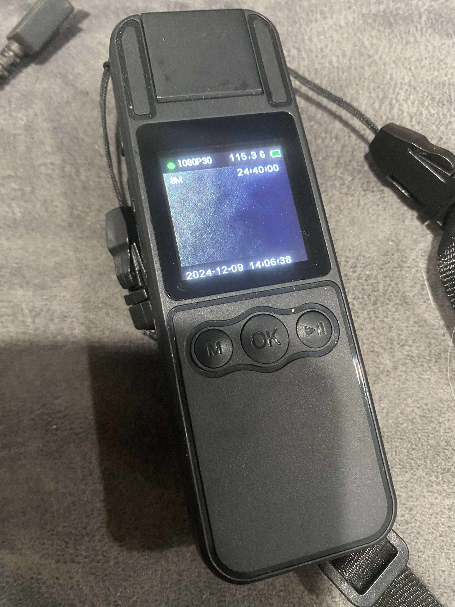 Portable 1080P Camcorder Mini Police Body Camera HD 180° Video DVR IR Night Cam