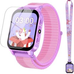 BRAND NEW Fun & Educational Smart Watch for Kids With Screen Protector, 30 Games, 140 Learning Cards, HD Touch Screen, Camera, Music, Pedometer