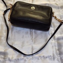 Michael Kors Large Pebbled Leather Crossbody Bag