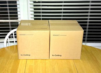 2PAIRS x Sonos In-Ceiling Speakers Architecture.  4x Total Speakers, the specific model number for the 6.5" version is:   INCLGWW1.    Brand New Seale