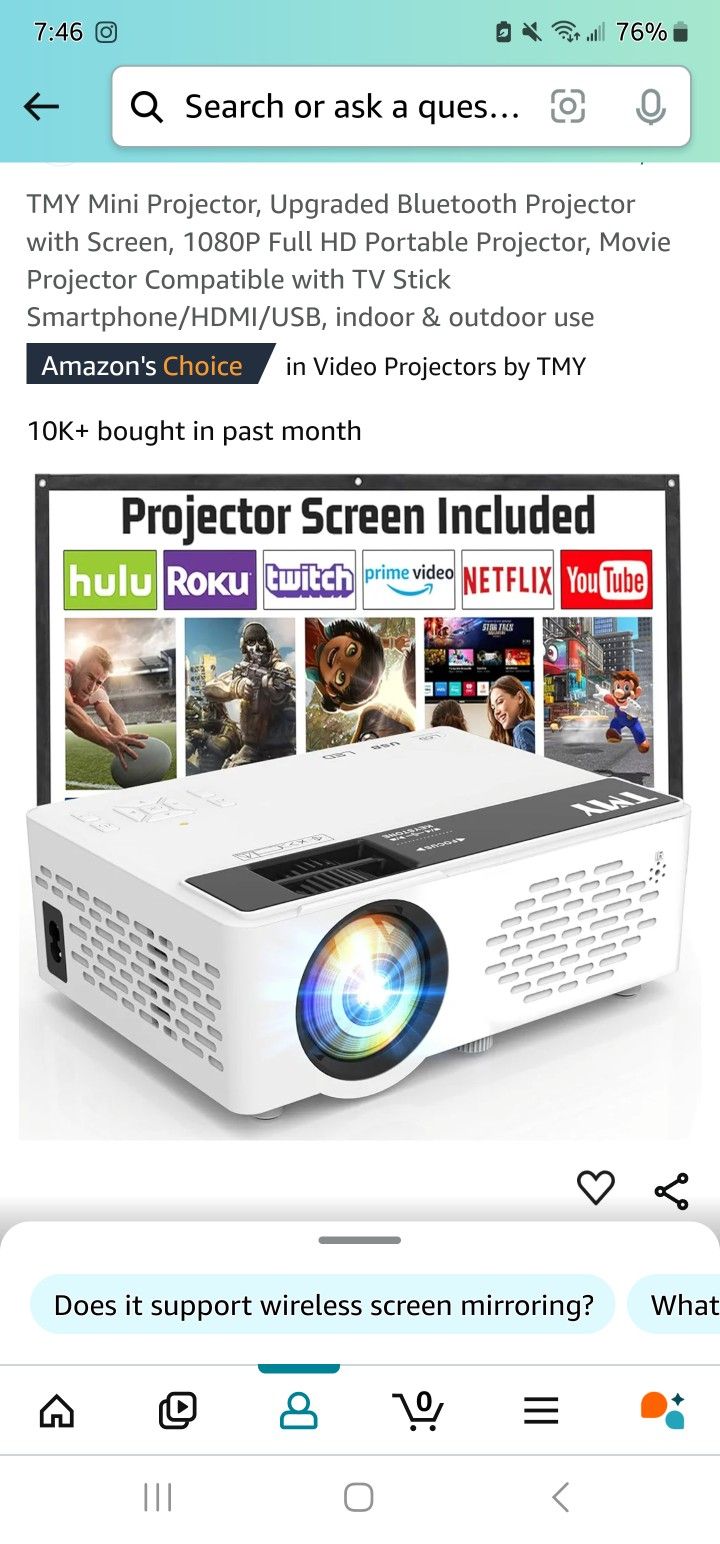 Projector - NEW!