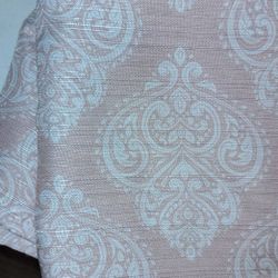 Shower curtain fabric pink