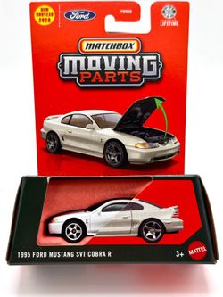 Matchbox 1:64 Scale Diecast Model - 1995 FORD MUSTANG SVT COBRA R (Moving Parts)