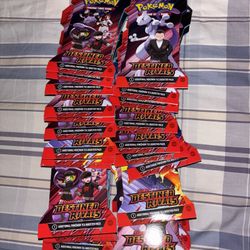 Pokemon Destined Rivals Booster Sleeve 