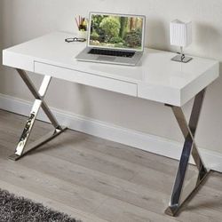 White Modern Desk - 100% NEW In Box