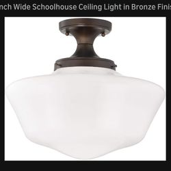 Four Available 16" Large Schoolhouse lights (Quantity 4)