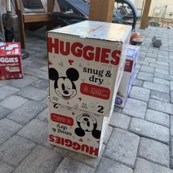 Size 2 Huggies Diapers 