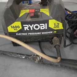 Ryobi Pressure Washer 1600psi 1.2 Gpm