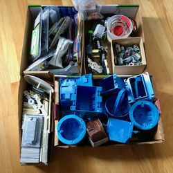 Assorted Lot of Electrical Supplies and Tool