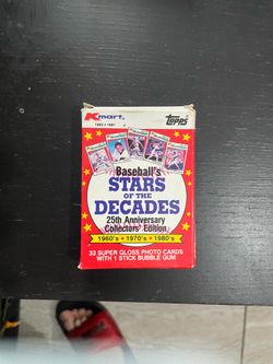 Topps Baseball Stars of the Decade 25th Anniversary collectors edition