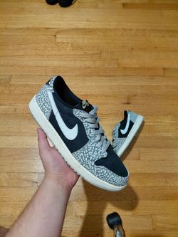 Jordan 1 Low Black Cement 10M