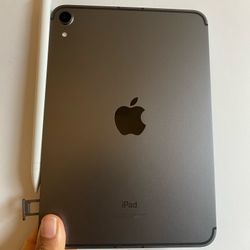 Apple Ipad Mini 6th Generation (2021/ 8.3” Liquid Retina ) 64GB WiFi + cellular (5G Unlocked) with pen, case & Accessories 