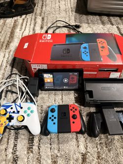 Nintendo Switch With Super Smash Bros