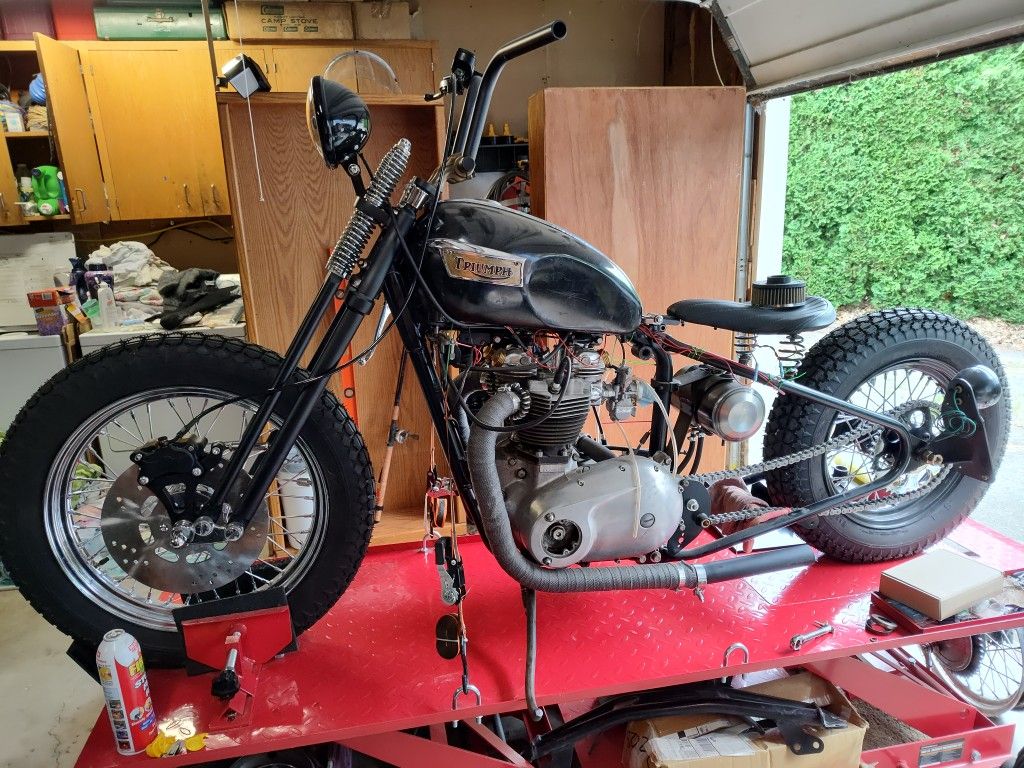 1969 Triumph TR6C 650 cc twin Project