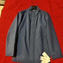 Dockers Men's Navy Rain Jacket size S