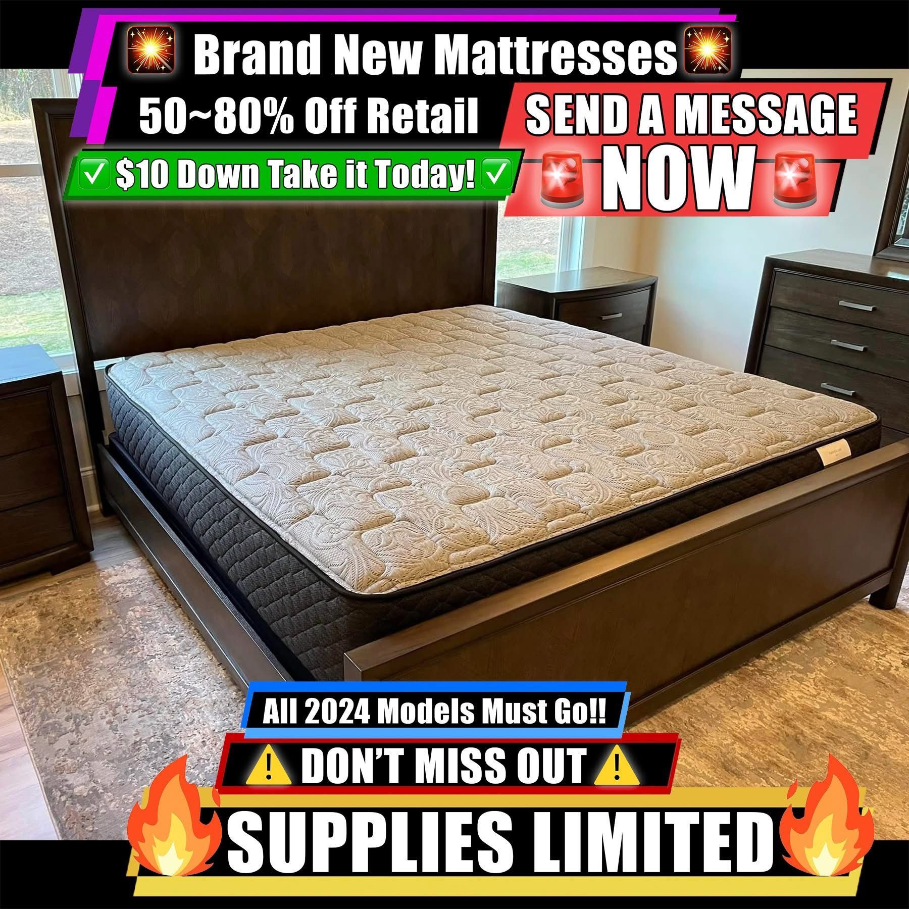 Must Go Today! Factory Direct Savings – High-End Mattresses