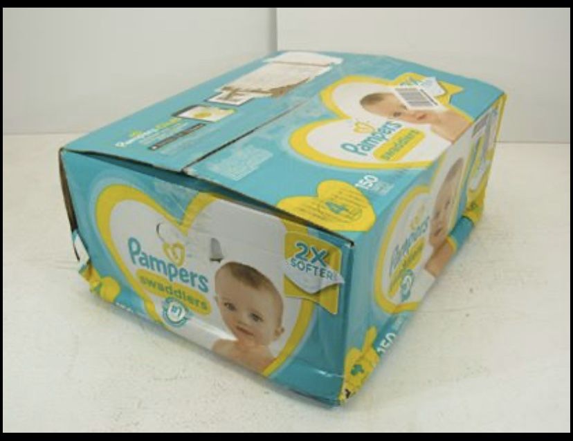 Pampers Swaddlers Diapers, Size 4, 150 Count