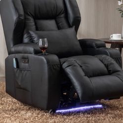 Leather Recliner Chair Brand New, Retails For 600