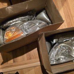 1(contact info removed) Honda Civic OEM Headlights (Right and Left)