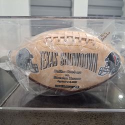 2002 TEXAS SHOWDOWN FOOTBALL INAUGURAL GAME DALLAS VS HOUSTON (IIMITED EDITION)
