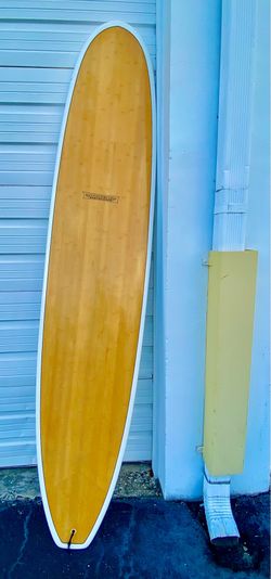 Very cool looking 9’1” MODERN Blackbird mid length surfboard 78 liters