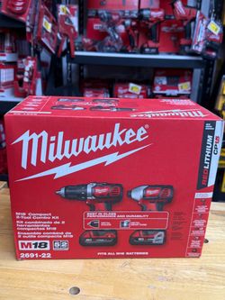 Milwaukee M18 Compact 2-Tool Combo Kit