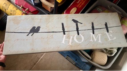 Bird home wall decor