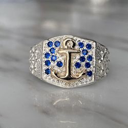 Man ring silver 925 and gold 10k size 11, 12 men rings Silver 925 Sterling with 10k-Gold-Laminated Parts Very fine man Ring: This high-quality sil