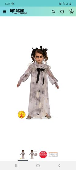 Girls creepy doll costume