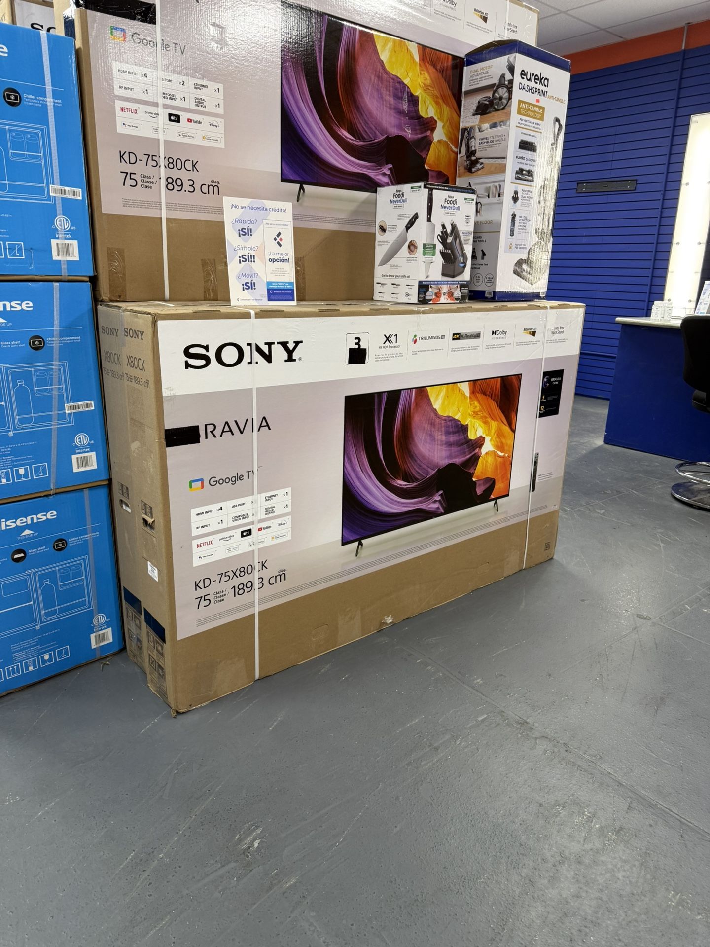 SONY 75” BRAVIA X80K 4K HDR SMART TV