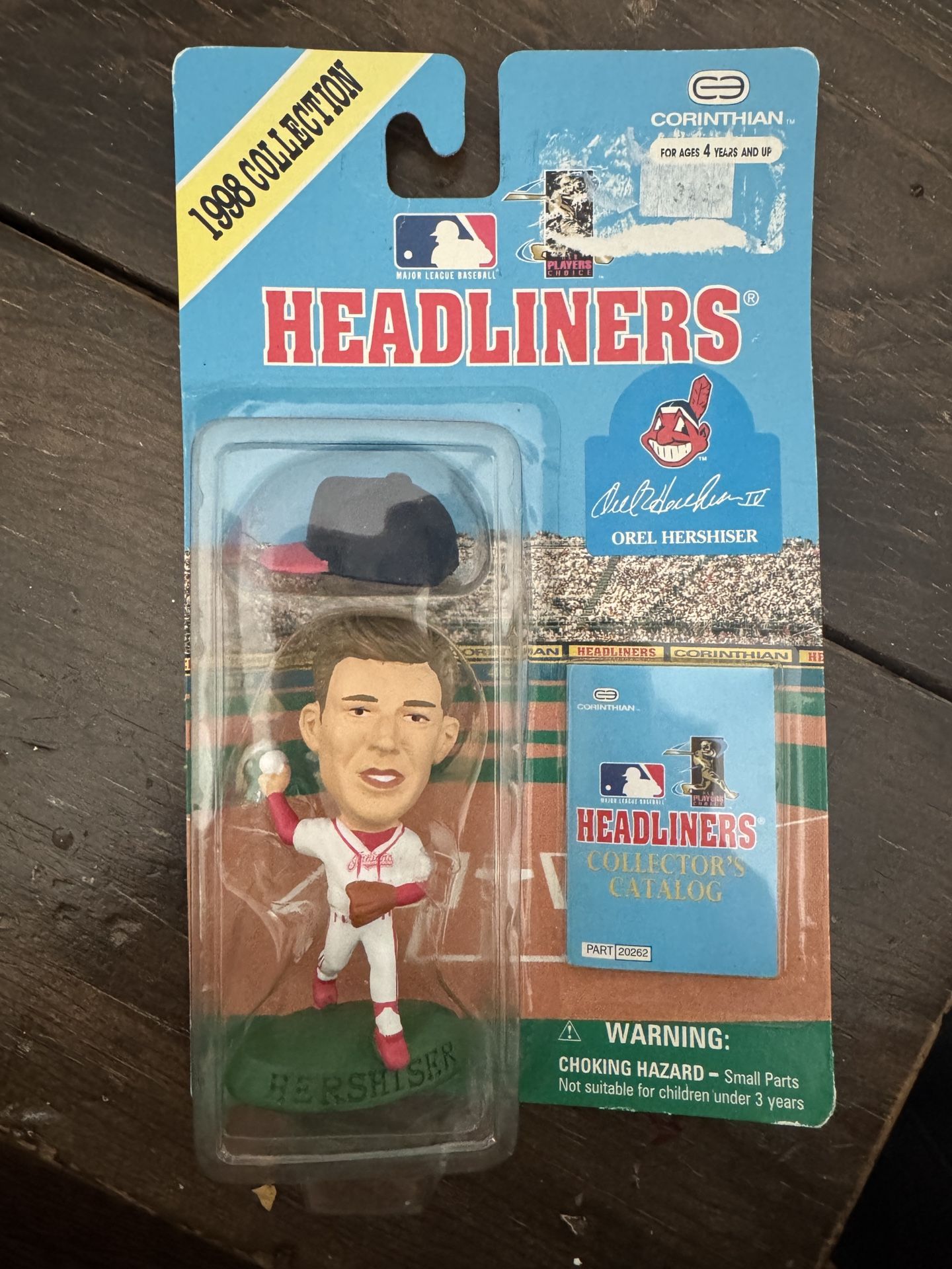 MLB Headliners Clevland Indians Orel Hershiser 1998 Collection Figure