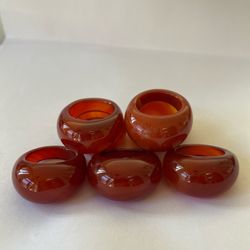 Brown Jade Rings