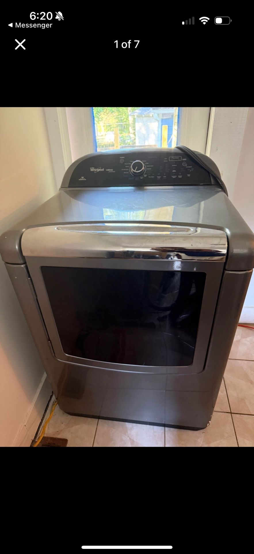 Stainless Steel Whirlpool Dryer