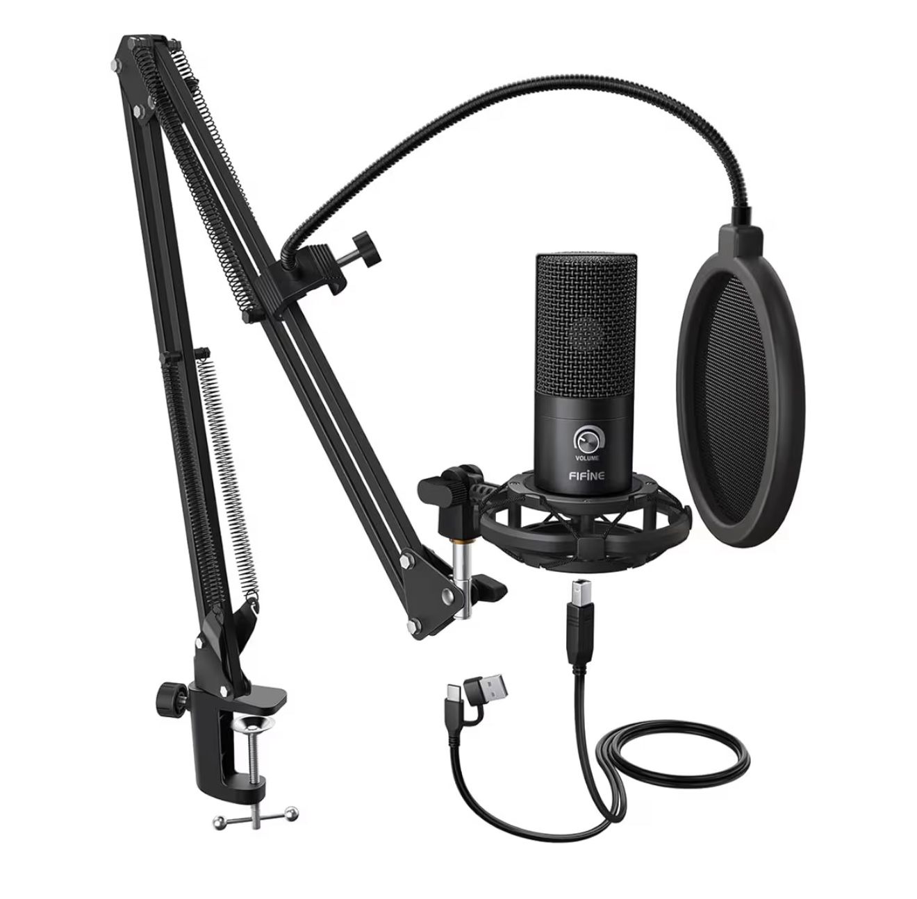 Microphone Kit Recording Podcasting YouTube Vocal Gaming Streaming-T669