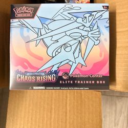 3x Pokemon Chaos Rising Pokemon Center ETB