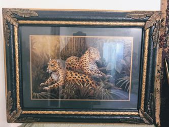 Cuadro de leopardos
