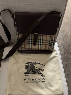 Authentic Burberry bag ,messenger bag