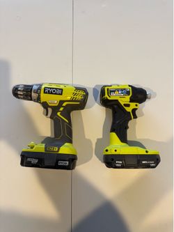 Ryobi ONE+ Drill & Impact Driver Combo – 18V w/ Batteries