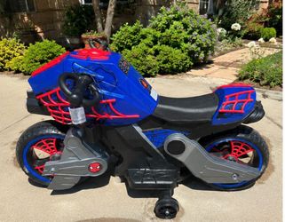 6v motorcycle Spider-Man - rideon for kids age 3+ with charger