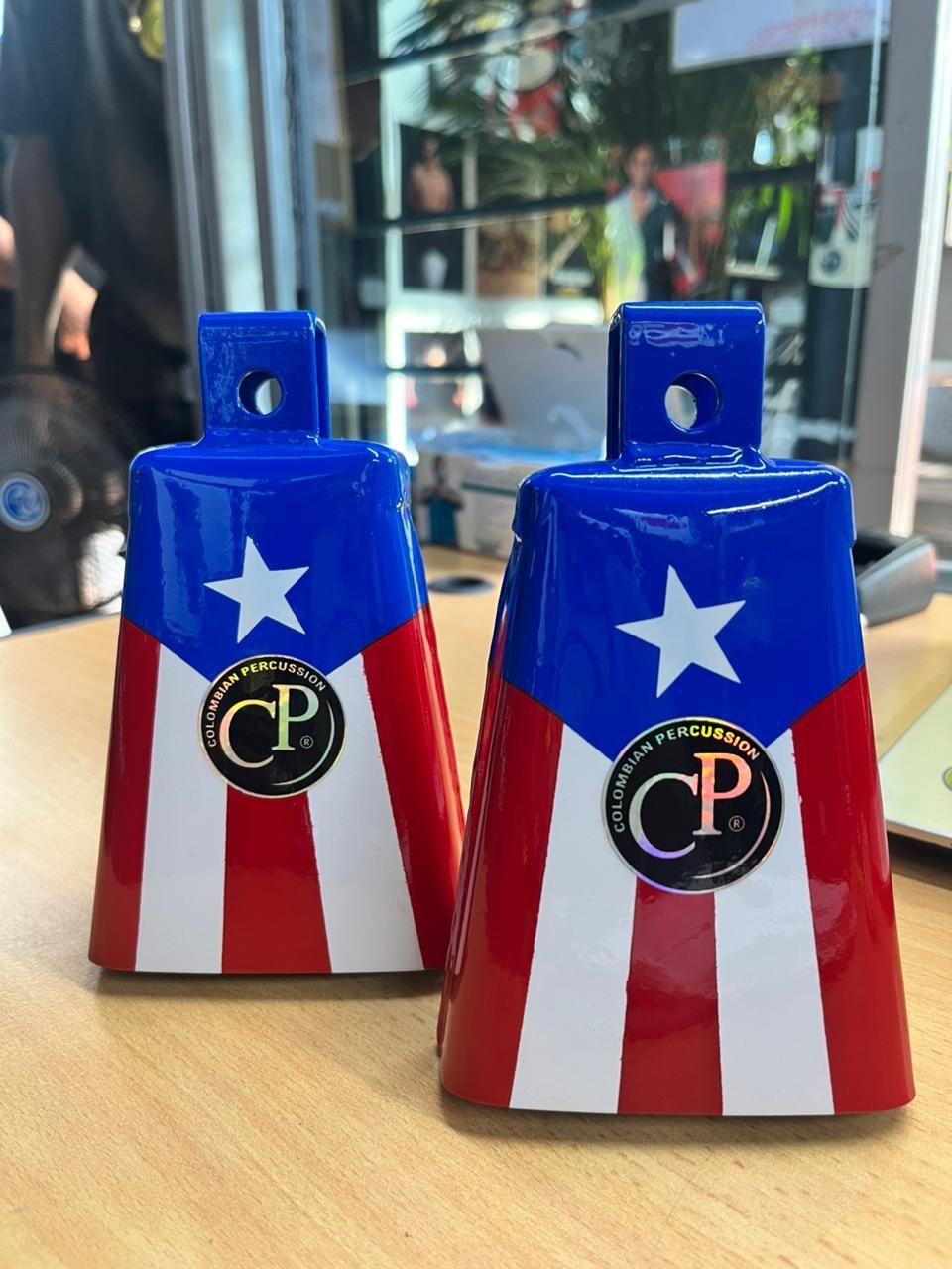 Percussion Puerto Rico Flag Cowbells $65 Each