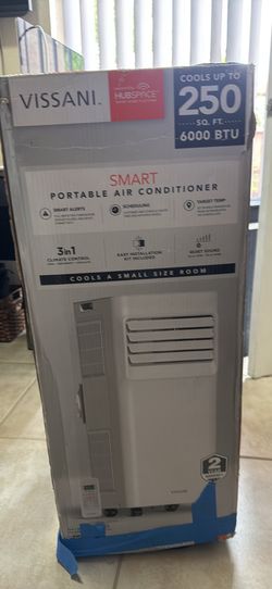Vissani 6,000 BTU Smart Portable Air Conditioner - Like New, Works Perfectly