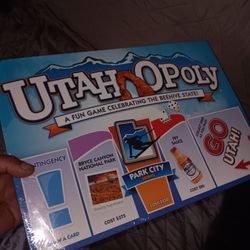 UTAH-OPOLY BOARDGAME NEW