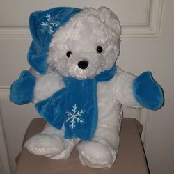2015 DanDee 18" Snowflake Christmas/Holiday Teddy Bear Plush Stuffed Animal
